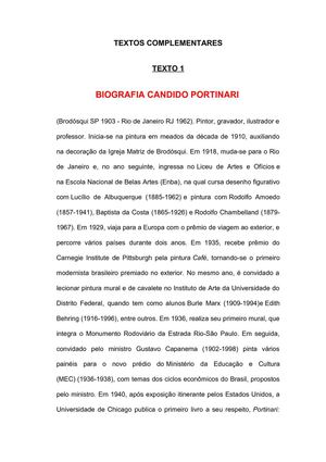 TEXTOS COMPLEMENTARES