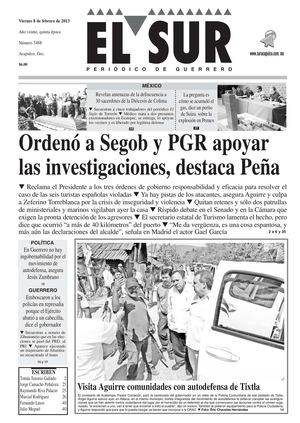 El Sur 8 de Febrero de 2013