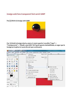Eliminar fons amb GIMP