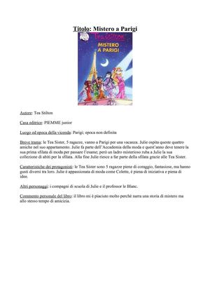 Mistero a Parigi (Maria)