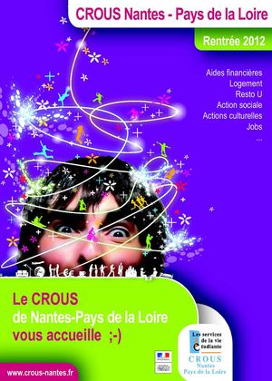 Livret d'accueil Crous de Nantes - rentrée 2012