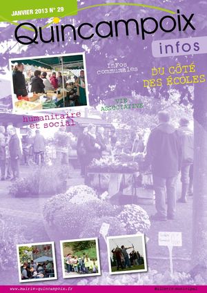 bulletin N°29 AOUT 2013