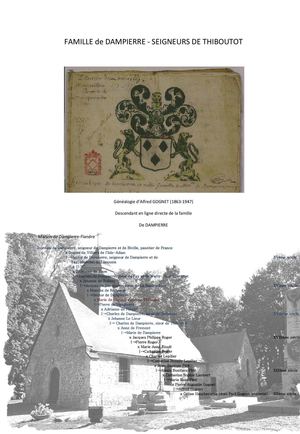 Ascendance et descendance de Marie de Dampierre (1681-1759)