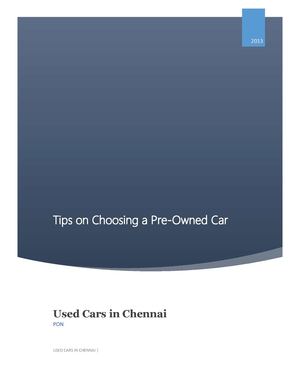 Buy sell used cars in chennai