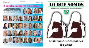 PERIODICO ESCOLAR 2012