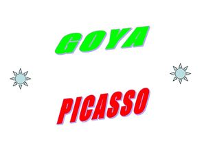 goya vs picasso