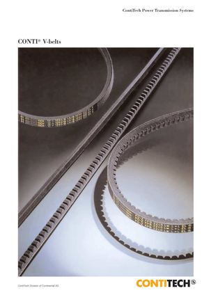 Continental Contitech - CONTI® V-Belts