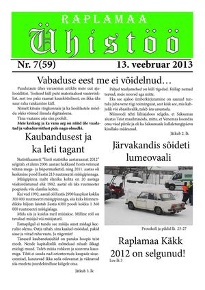 Raplamaa Ühistöö nr 7 (59)