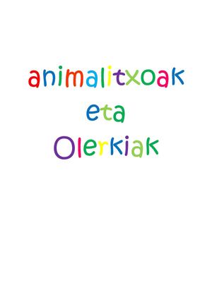 animalitxoen olerkiak