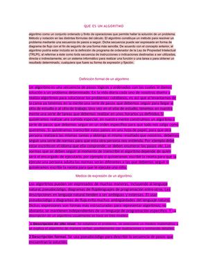 ALGORITMO