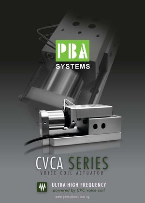 CVCA SERIES Voice Coil Actuator - PBASystems