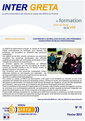INTERGRETA N°75 Février 2013