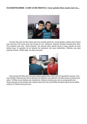 Elektrindarrik gabeko egunak