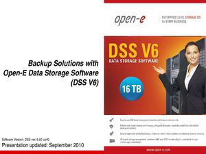 Open-E Different Backups