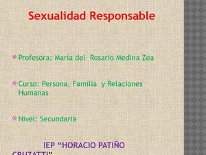 LA SEXUALIDAD