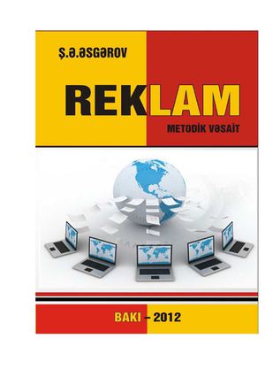 REKLAM-МЕТОDİK VƏSАİТ