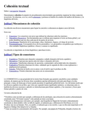 cohesion textual