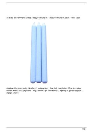 Calaméo 3x Baby Blue Dinner Candles Big 3x Baby Blue Dinner Candles Big