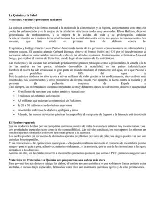quimica y la salud