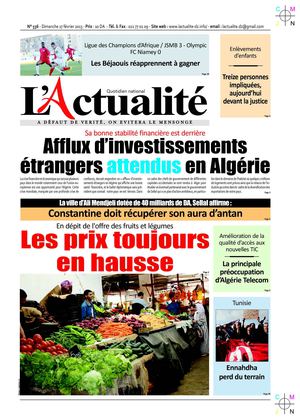 L'Actualité du 17.02.2013