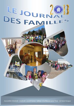 BULLETIN ASSOCIATOIN DE FAMILLES RAMBERVILLER 2013