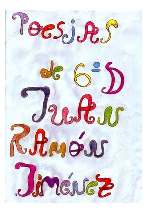 POESIAS JUAN R JIMENEZ