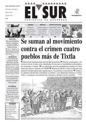 El Sur 18 de febrero de 2013