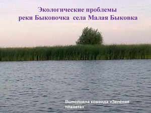 Экологическое состояние реки
