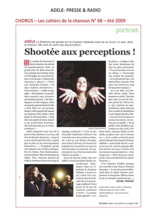 Adèle (chanson française) REVUE DE PRESSE