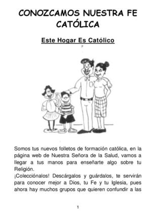 ESTE HOGAR ES CATÓLICO