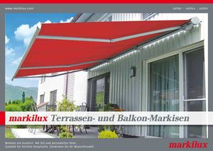 Terrassen und Balkon Markisen