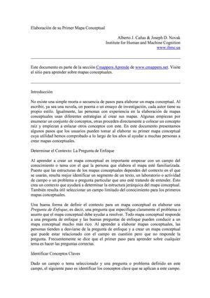 Crear un Mapa Conceptual