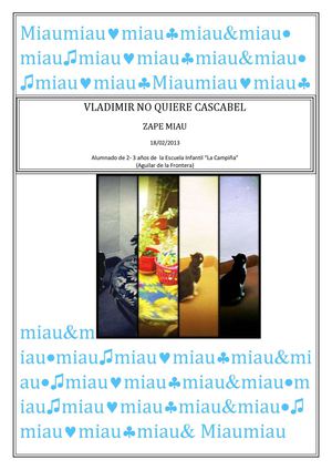 Vladimir no quiere cascabel.