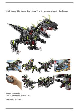 lego creator monster dino