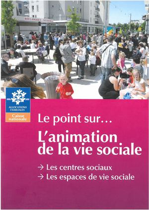 Calaméo - Point sur l'animation de la vie sociale CNAF