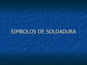 simbolos de soldadura