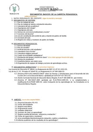 CARPETA PEDAGOGICA
