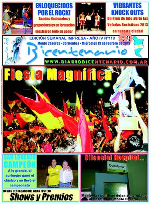 Diario del Bicentenario Nº118