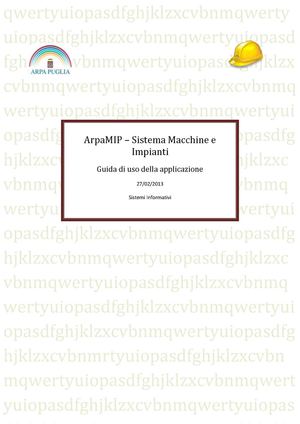 ArpaMIP - Guida Utente