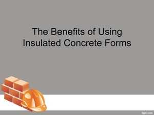 The benefits of using insulated concrete forms