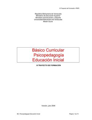 Psicopedagogia Inicial 0610
