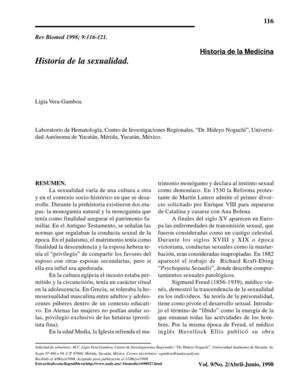 Breve historia de la sexualidad 