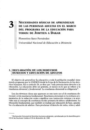 Necesidades básicas de aprendizaje