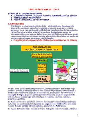 España en su diversidad regional