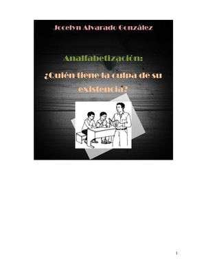 Analfabetización. ¿Quién es el culpable de su existencia?