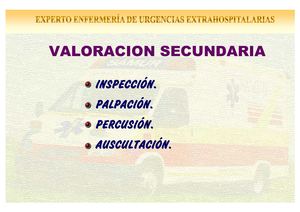 VALORACION SECUNDARIA