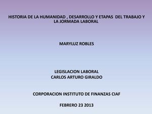 LA HISTORIA DE LA HUMANIDAD