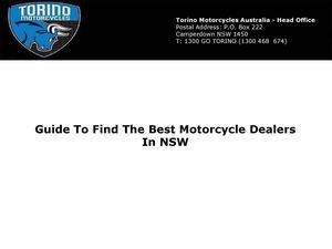 Guide To Find the Best Motorcycle Dealers in NSW