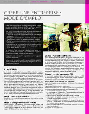 Créer une entreprise : mode d’emploi (FR)