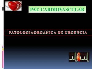 PATOLOGIA CARDIOVASCULAR